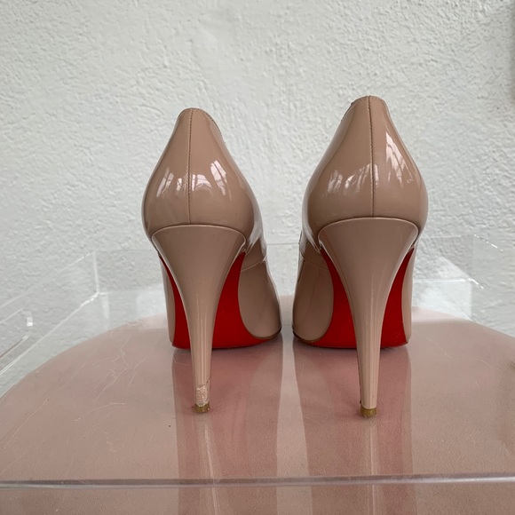 Christian Louboutin Simple Pump 100 mm - beige. - Picture 3 of 8
